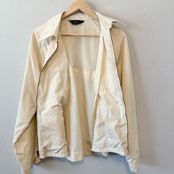 Vintage Sears Men's Cream Jacket with Dragon Patch - Picture 8 of 8